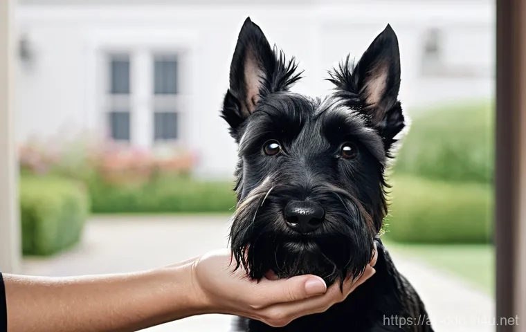 스코티시 테리어의 유래 - **Prompt 2: Loyal Companion at Home**
"A heartwarming indoor scene featuring a Scottish Terrier ... 스코티시 테리어의 유래 - **Prompt 2: Loyal Companion at Home**
"A heartwarming indoor scene featuring a Scottish Terrier ...